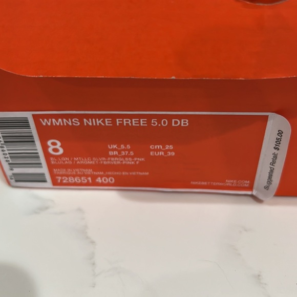 Nike Free 5.0 special edition Missy Miller Size 8. Worn only once! - Picture 9 of 12